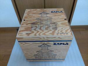 KAPLA カプラ 1000ピース キャスター付き 中古 1個欠品 知育玩具 積み木 つみき ブロック 木製 知育玩具 おもちゃ 