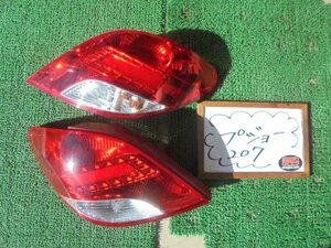 8EW3133 CF3-3)) Peugeot 207 ABA-A75F01 2011 year 207 Envy original tail light left right set VP9PFX-13405-A