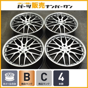 【程度良好品】ロクサーニ マルチフォルケッタ 20in 8J +45 PCD114.3 4本セット アルファード クラウン カムリ スカイライン アテンザ