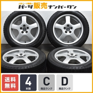 【送料無料 特価】ボルベット 16in 7J +38 PCD100 ブリヂストン アイスパートナー 205/55R16 フォルクスワーゲン ゴルフ4 ニュービートル