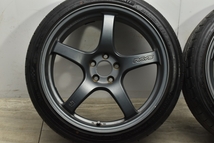 【希少 廃版品】レイズ グラムライツ 57CR 18in 8.5J +45 PCD100 DAVANTI 225/40R18 カローラスポーツ ツーリング 86 BRZ インプレッサ_画像5