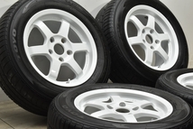 【美品 鍛造1ピース】RAYS ボルクレーシング TE37 GRAVEL 15in 7JJ +45 PCD114.3 トーヨー トランパス mpZ 195/65R15 ノア ヴォクシー等に_画像2