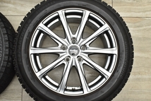 【美品】ユーロスピード 17in 7J +38 PCD114.3 ブリヂストン アイスパートナー2 215/55R17 レクサス HS ES カムリ 210 クラウン 送料無料_画像4