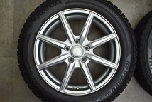 【美品 バリ溝】レイシア 17in 7J +48 114.3 ヨコハマ アイスガード5PLUS iG50+ 215/60R17 C-HR エスティマ エルグランド エクストレイル_画像3