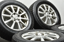 【バリ溝】ジョーカー 15in 6J +53 PCD114.3 グッドイヤー アイスナビ7 195/65R15 2021年製 ノア ヴォクシー ステップワゴン プレマシー_画像2