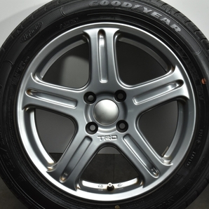 【TRD PARTS】TF1 15in 6.5JJ +28 PCD100 グッドイヤー GTエコステージ 195/55R15 カローラフィールダー アクア ヤリス ヴィッツ 即納可能の画像5