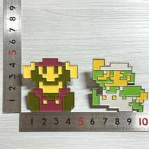 【ピンバッジ】マリオ ルイージ スター コイン クリボー ファミコン レトロ 5個セット_画像3