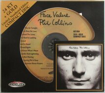 PHIL COLLINS / FACE VALUE / AFZ 084 US盤【限定24KTゴールドCD（24K+GOLD CD SERIES）】［フィル・コリンズ、GENESIS］_画像1