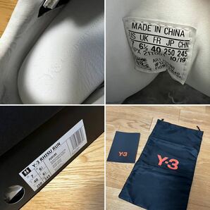 美品☆[Y-3 Yohji Yamamoto×adidas] 20SS RHISU RUN リシューラン ローカットスニーカー US7 25cmメンズの画像9