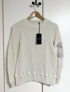 未使用☆[LITHIUM HOMME] 定価29,600 MA-1 THERMAL LONG SLEEVE サーマルカットソー 42 オフホワイト 日本製 リチウムオム