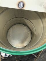 焼却器　ドラム缶　灰かき棒　ステンレス煙突　100直径　ロストル　　200リットル_画像4