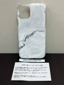 iPhone11 Pro　ケース カバー　ideas and painting　モバイルケース　白G　【未使用品】