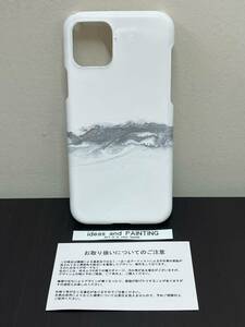 iPhone11 Pro　ケース カバー　ideas and painting　モバイルケース　白H　【未使用品】