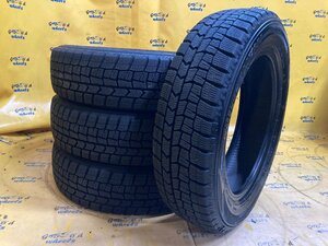 K-922☆2019年製☆155/65R14 DUNLOP WINTERMAXX WM02 残溝約7.5-8㎜☆スタッドレス☆軽自動車全般☆4本セット