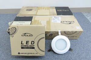 【未使用6台セット】EAGLED NEDL6-25N 埋込LED灯器具 ダウンライト 屋内用 25W 照明器具 穿孔サイズ：直径1500mm 2012年製