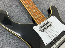 【希少】Heerby CUSTOM BASS ハービー/春日楽器 EB-580B エレキギター ブラック ハードケース付き /リッケンベース タイプ (0115)_画像3