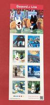 記念切手 ♪ グリーティング リサとガスパール 平成31年 82円×10枚 シールタイプ シート（管理KK240）_画像1