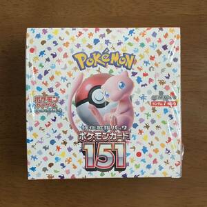 シュリンク付き ポケモンカードゲーム スカーレット & バイオレット 強化拡張パック 151 1 BOX