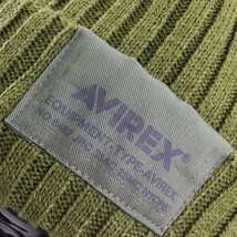 アヴィレックス AVIREX CMD ニットキャップ クラカーボ糸 カーキ Ｗワッチ 新品　メンズ　レディース　超暖　ニット帽_画像4