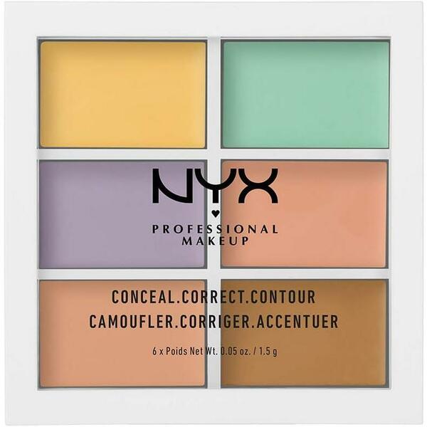 新品！ ニックス コンシール コレクト コントゥアー パレット #04 コンシーラー NYX Professional Makeup ニクス くま くすみ 赤み 化粧品