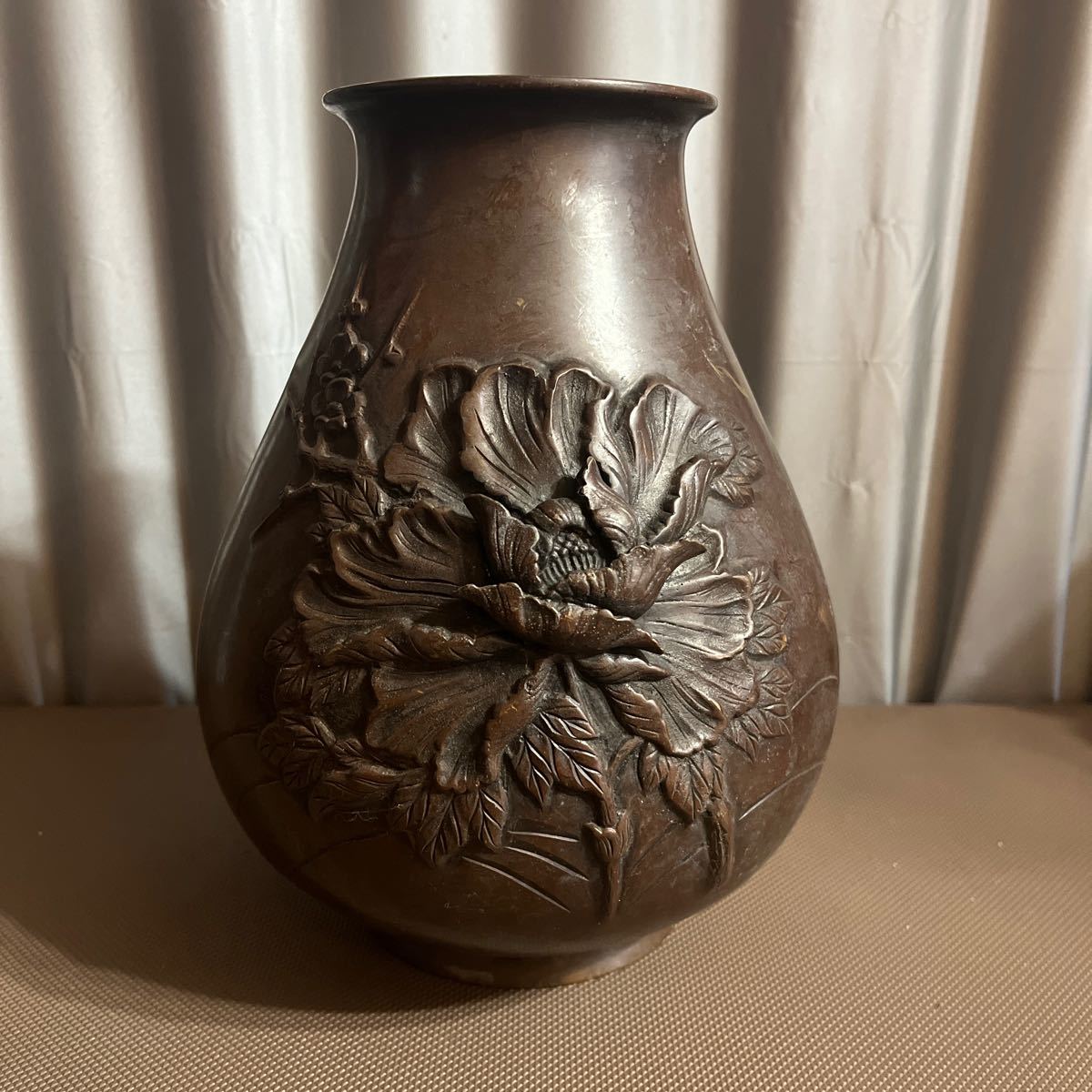 Yahoo!オークション -「花瓶」(花器) (銅製)の落札相場・落札価格