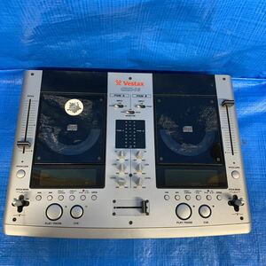 NO.11271.100..ベスタクス Vestax ミキサー一体型CDミキシングコンソール CDX-16 電源コード切れのため 動作未確認 現状ジャンク品 