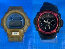 NO.11144.520..CASIO カシオ SHOCK 腕時計 DW-6910K / AW-591 / 不動品 動作未確認 現状ジャンク品 _画像2