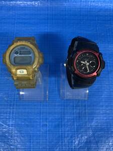 NO.11144.520..CASIO カシオ SHOCK 腕時計 DW-6910K / AW-591 / 不動品 動作未確認 現状ジャンク品 