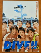 チラシ 映画「ＤＩＶＥ!! ダイブ」２枚セット。２００８年 、日本映画。_画像2