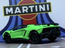 マジョレット ランボルギーニ アヴェンタドール SV 絶版 グリーン トミカ ホットウィール まとめ買いがお得♪ まとめて送料230円です♪_画像4