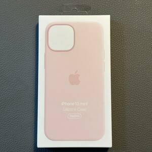 [新品未開封]Apple純正 国内正規品 iPhone 13 mini シリコンケース MagSafe 対応 チョークピンク MM203FE/A