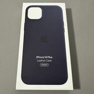 [新品未開封]Apple純正 国内正規品 iPhone 14 Plus レザーケース MagSafe 対応 インク MPPC3FE/A