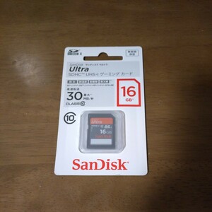 SanDisk Ultra SDHCカード 16GB 未使用品 １円スタート