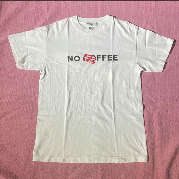 NO COFFEE × FRT コラボTシャツ　白　Mサイズ　ノーコーヒー　訳ありでお安く