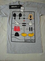 DISNEY MICKEY MOUSE CONSTRUCTION KIT T SHIRT UK (S) １枚限り RTW323_画像1