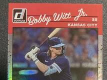 2023 Panini Donruss Bobby Witt Jr. ボビー・ウィット・ジュニア 直筆サインカード　MLB Auto_画像3