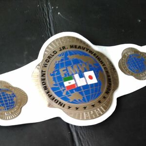 FMW インディペンデント世界ジュニアヘビー級選手王座　ザグレートサスケ　チャンピオンベルト