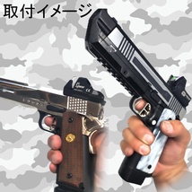 ハイキャパ ガバメント グリップ 互換 取付 M1911コルトガバメント マルイ ガスガン カスタム パーツ アクセサリー 自作 3Dプリンター GRP1_画像4