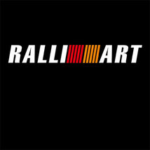 RALLIART ラリアート　ステッカー　デカール　白（ホワイト）２枚セット_画像3