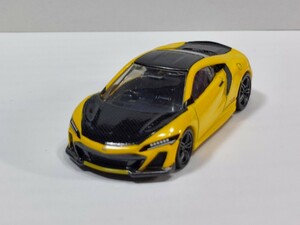 トミカプレミアム　HONDA　NSX3models collection NSX typeS2021年　カーボンボンネット加工　自作、改造、カスタム　ホンダ