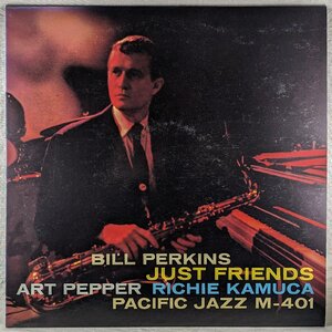 中古LP「JUST FRIENDS / ジャスト・フレンズ」BIL PERKINS, ART PEPPER & RICHIE KAMUCA / ビル・パーキンス～アート・ペッパー～リッチー