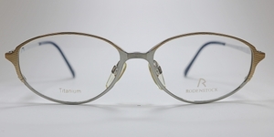 【カラー刻印D】婦人用高級品Exclusiv Titanium　RODENSTOCK-0888 50□15-135 MADE IN GERMANY　ばね丁番仕様　 ラスト1本