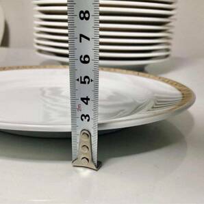 BIG SALE★★おすすめ★★ JAPAN NORITAKE USED DINERS WHITE PLATES (23cm)日本ノリタケ白プレート23cm ★★★30枚セット★★★中古です。の画像7