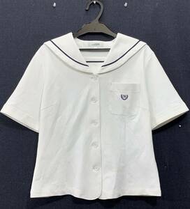 to_7216 福岡県 小郡市立三国中学 夏服 半袖 指定セーラー服 サイズL トンボ製 女子制服