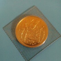  日本国　天皇陛下 御在位６０年記念硬貨 １０万円金貨K２４純金　プリスターパック入り_画像3
