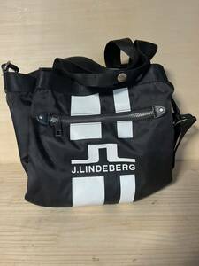 D　910　美品　人気の品　J.リンドバーグ　J.LINDEBERG　バック　カラーブラック　中古