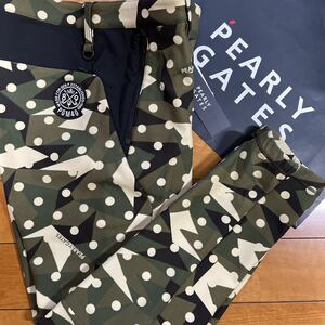  free shipping PEARLY GATES Pearly Gates MENS reverse side nappy PG camouflage dot pattern pants protection against cold heat insulation .. easy CUTTING elasticity .STRETCH anti-bacterial Pocket( great special price 4) new goods 