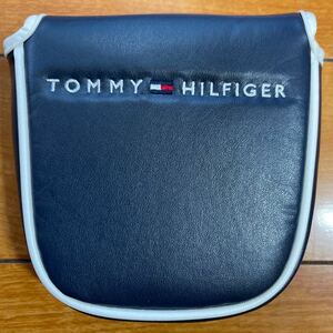 送料無料TOMMY HILFIGERトミーヒルフィガー合成皮革マレットパターカバーWマグネット開口シャフト位置マルチ対応tricolore Navy新品