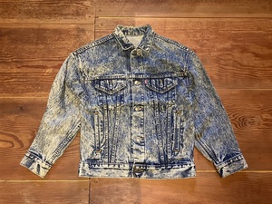 Levis リーバイス ケミカルウォッシュ デニムジャケット 57508-0256 USA製 アメリカ製 Gジャン 90s 90 ビンテージ ヴィンテージ Levi’s M