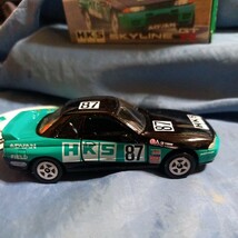 トミカ 日産 スカイライン GT-R R32 HKS 1992 ALL JAPAN TOURING CAR CHAMPIONSHIP 特注 アイアイアド_画像4